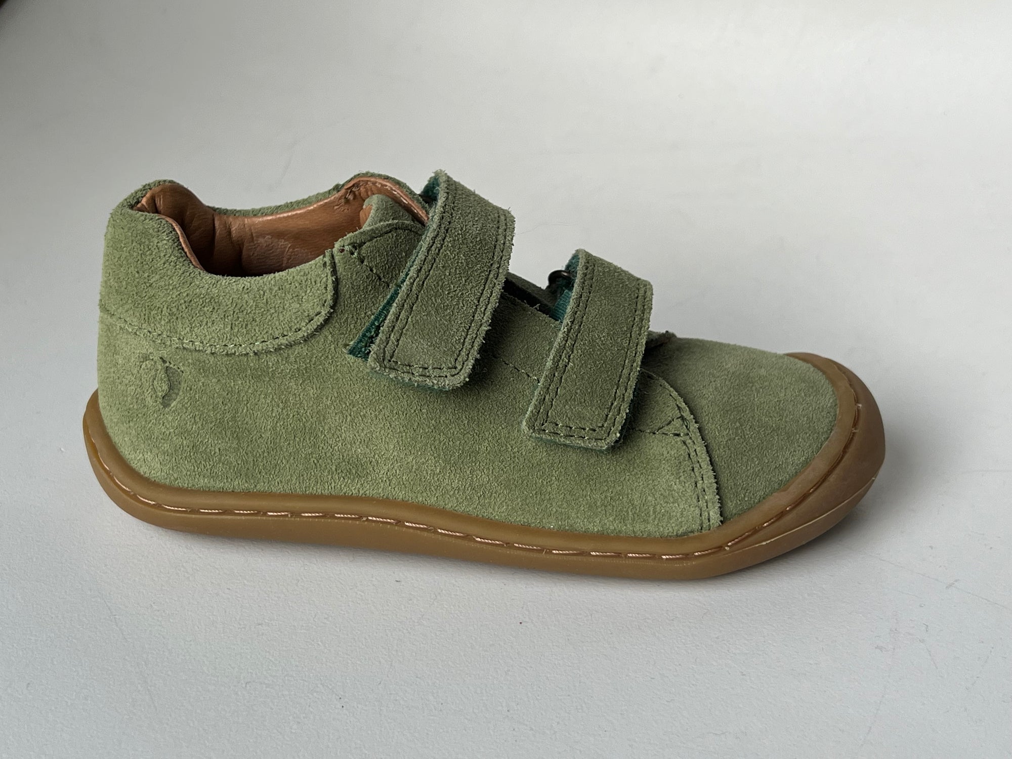 Telyoh Barefoot Y01161 Klett Halbschuh Sage Suede - keks.