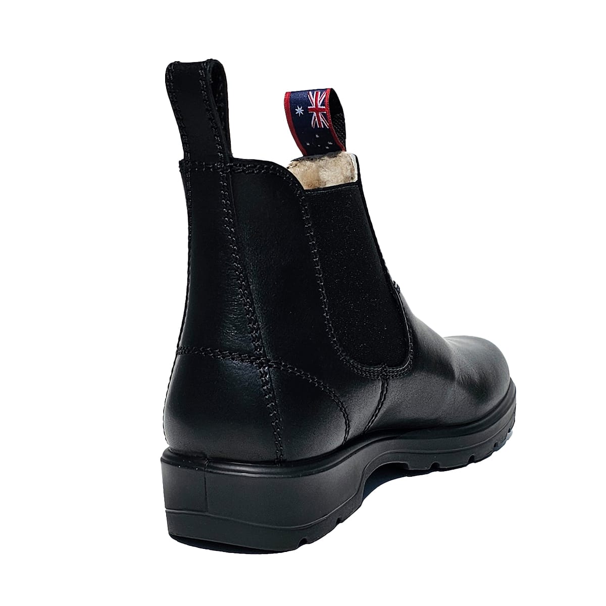 Blue Heeler Chelsea Boots BRISBANE BLACK mit Lammfell WARM - keks.