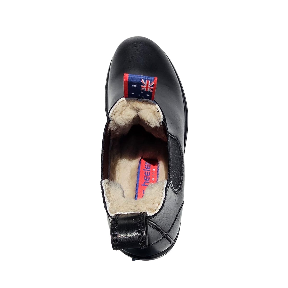 Blue Heeler Chelsea Boots BRISBANE BLACK mit Lammfell WARM - keks.