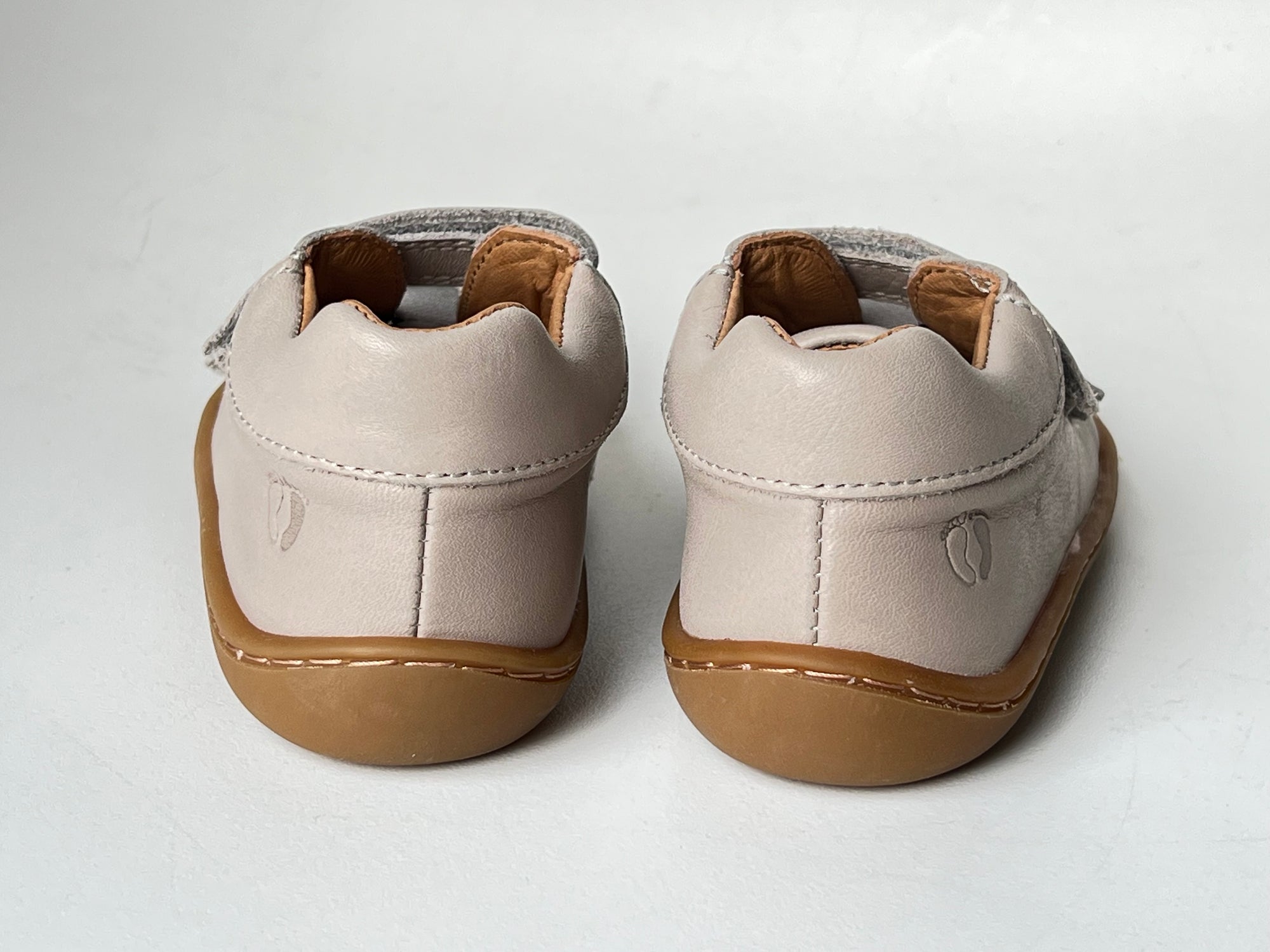 Telyoh Barefoot Y01161 Klett Halbschuh Grey Nappa - keks.