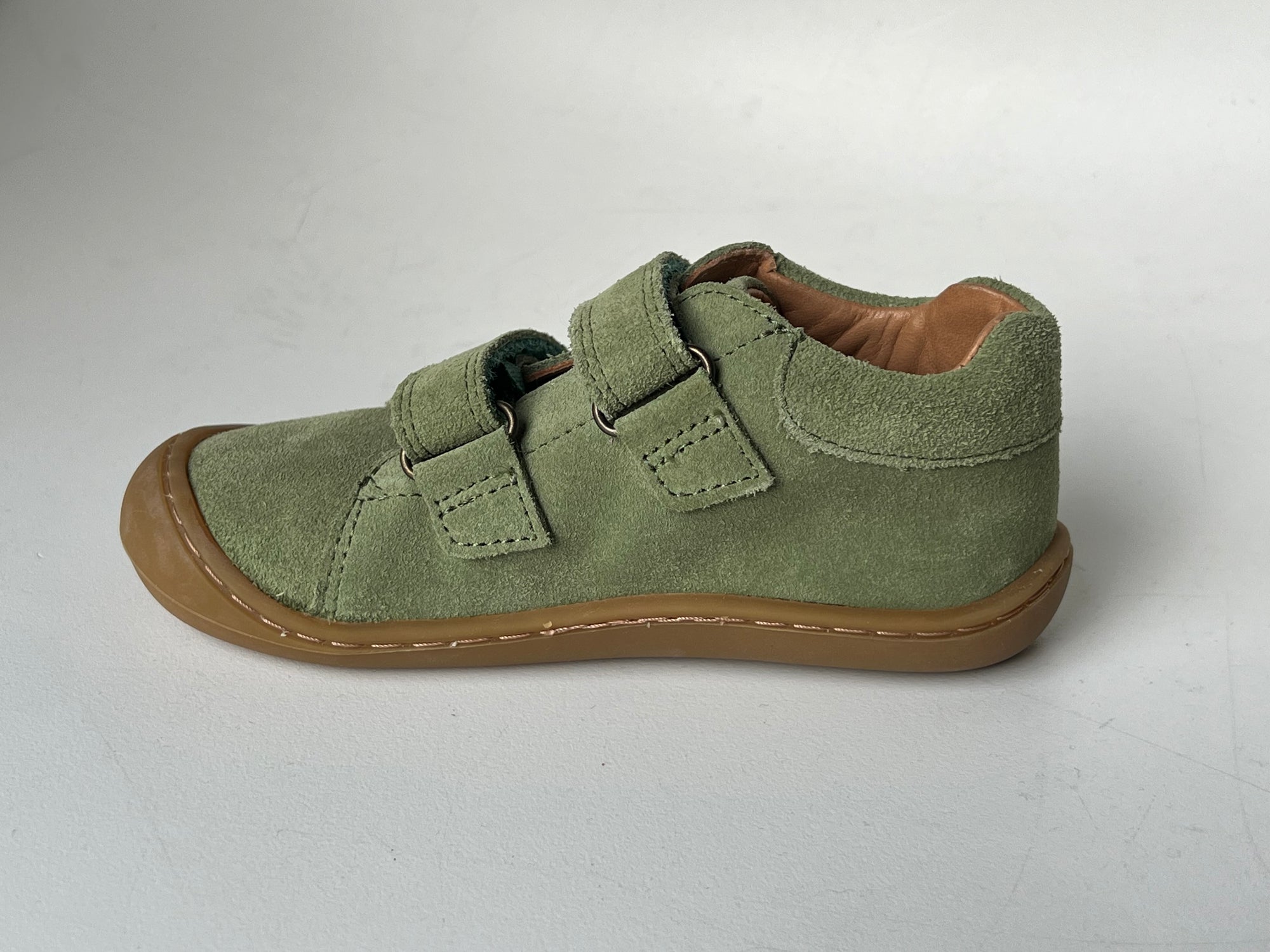 Telyoh Barefoot Y01161 Klett Halbschuh Sage Suede - keks.