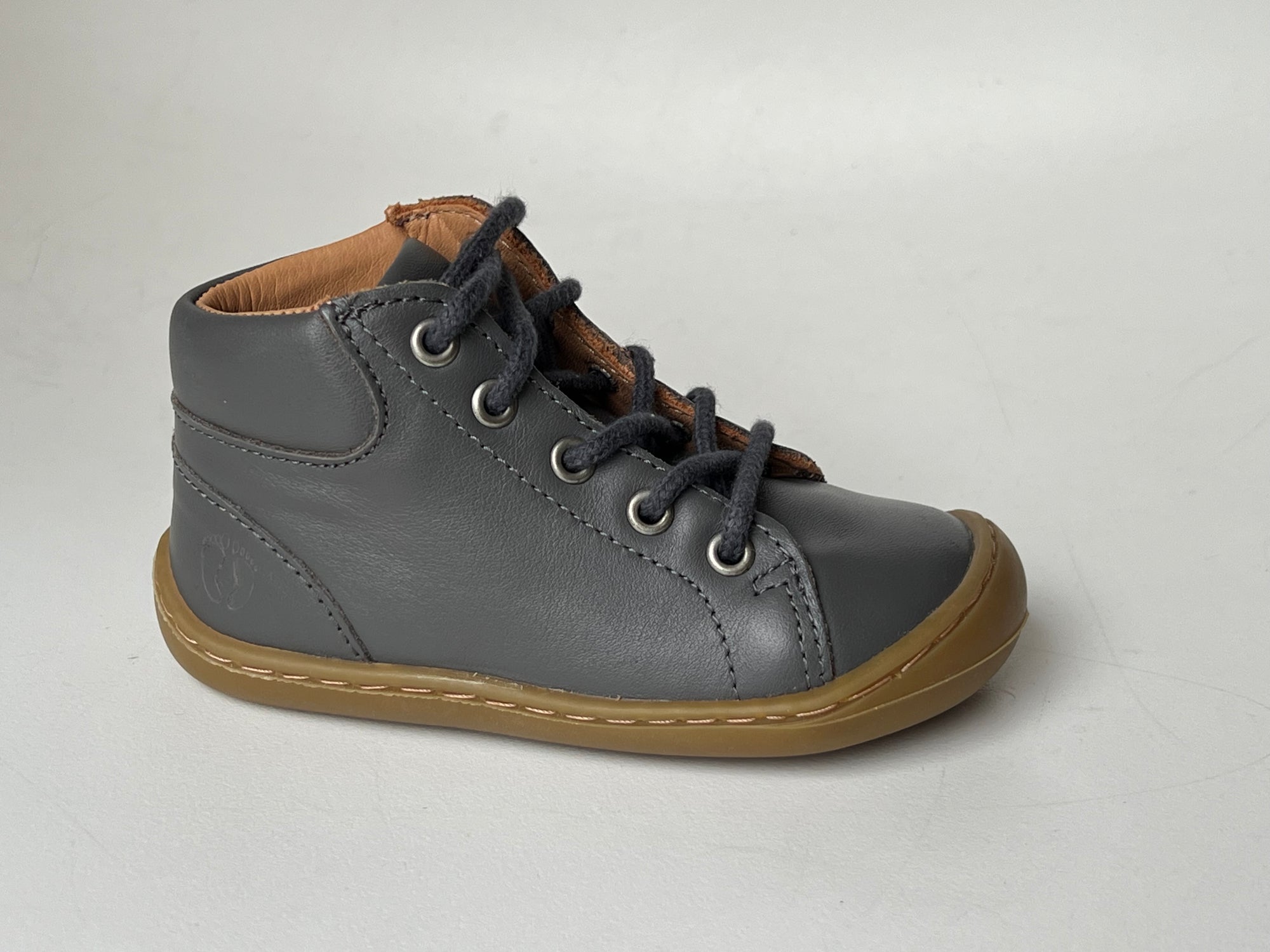 Telyoh Barefoot Y01113 Schnür Lauflerner DK Grey - keks.