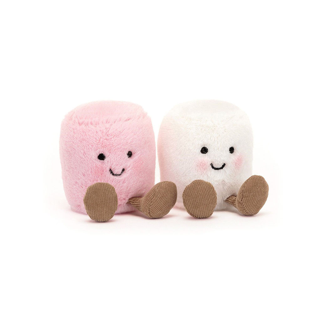 Jellycat Amuseables Pink And White Marshmallows - keks.