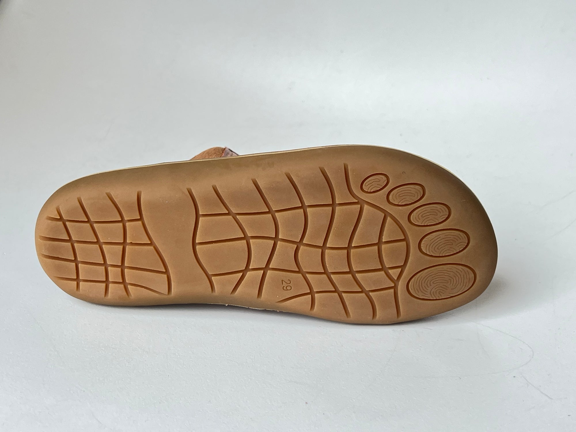 Telyoh Barefoot Y01160 Chelsea Haselnuss Braun - keks.