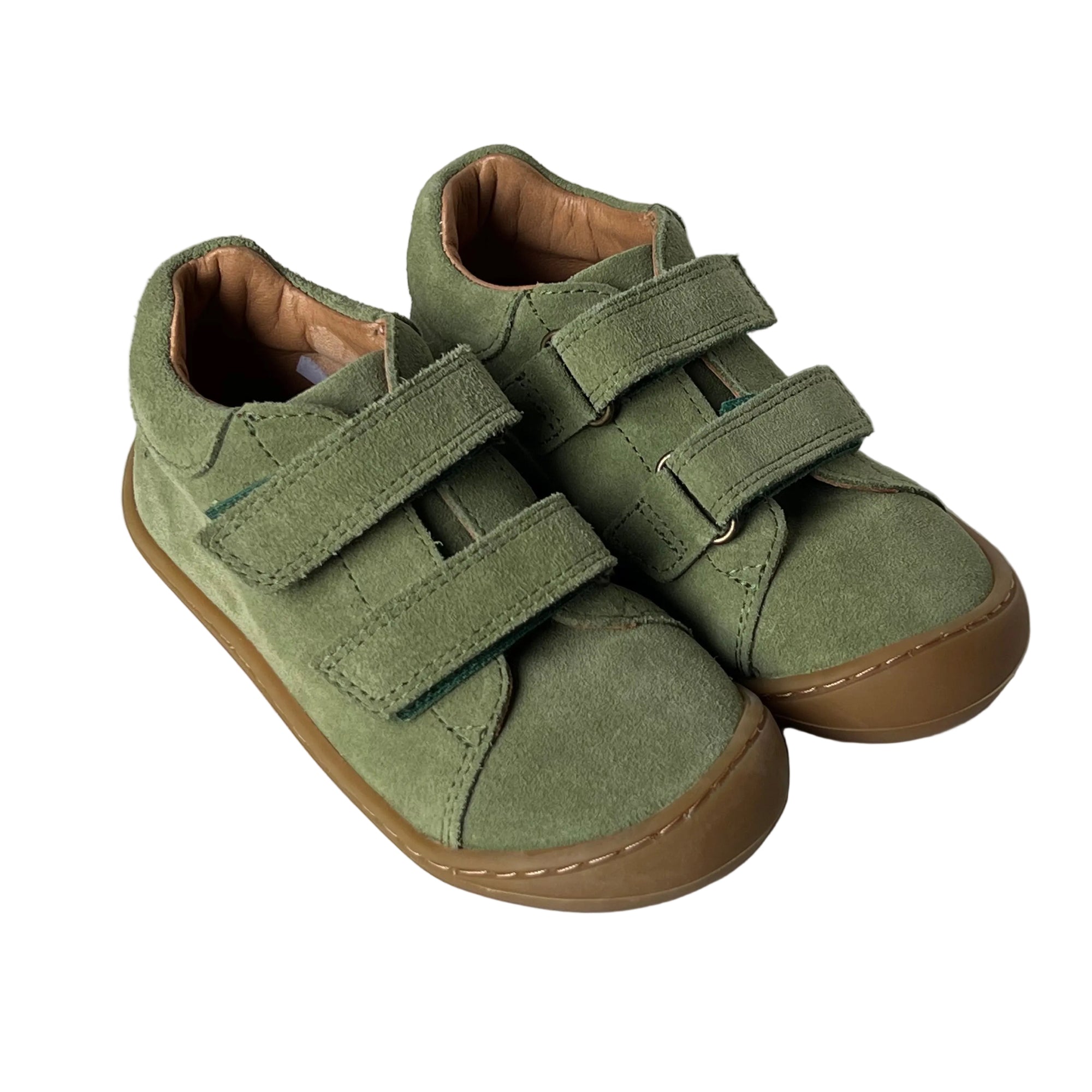 Telyoh Barefoot Y01161 Klett Halbschuh Sage Suede - keks.