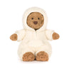 Jellycat Bartholomew Bear in Onesie All-in-one Outfit