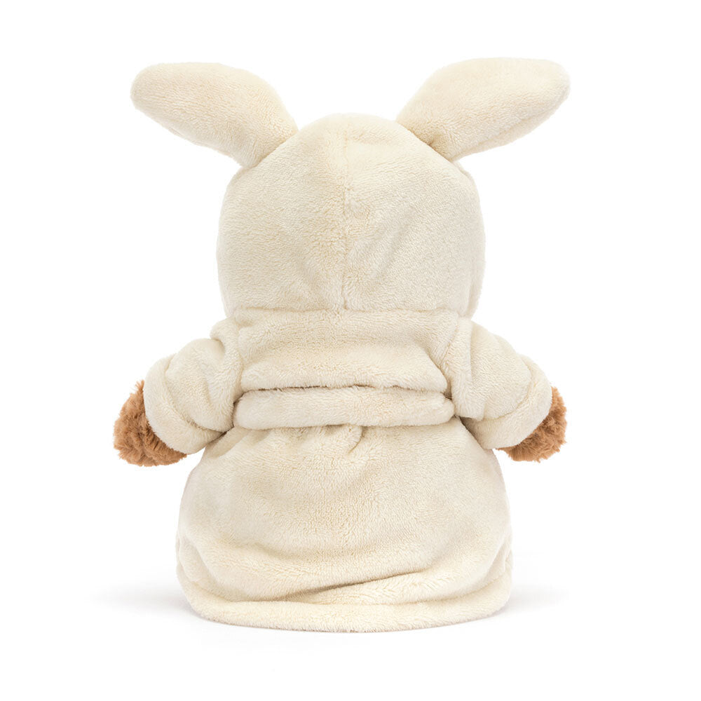 Jellycat Bartholomew Bear im Bademantel Bathrobe Outfit - keks.