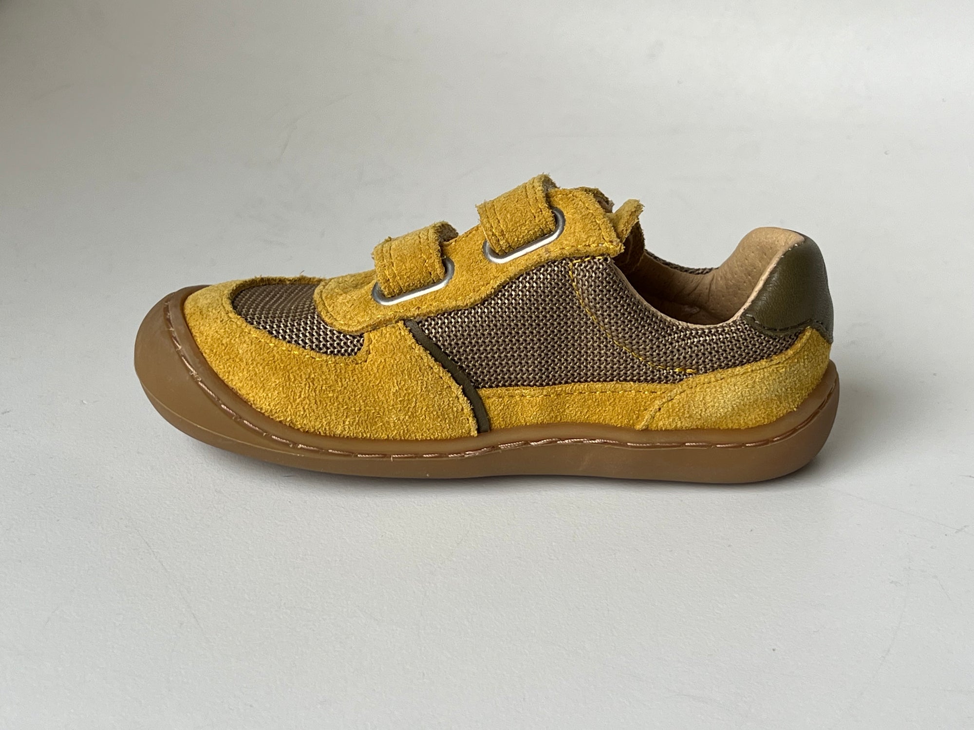 Telyoh Barefoot Y01141 Halbschuh Mesh mit Klettverschluss Yellow - keks.