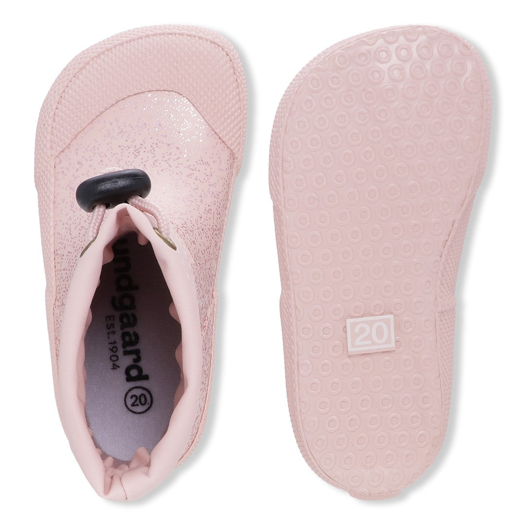 Bundgaard Malik High Barefoot Barfuß Gummistiefel Rose mit Wollfutter