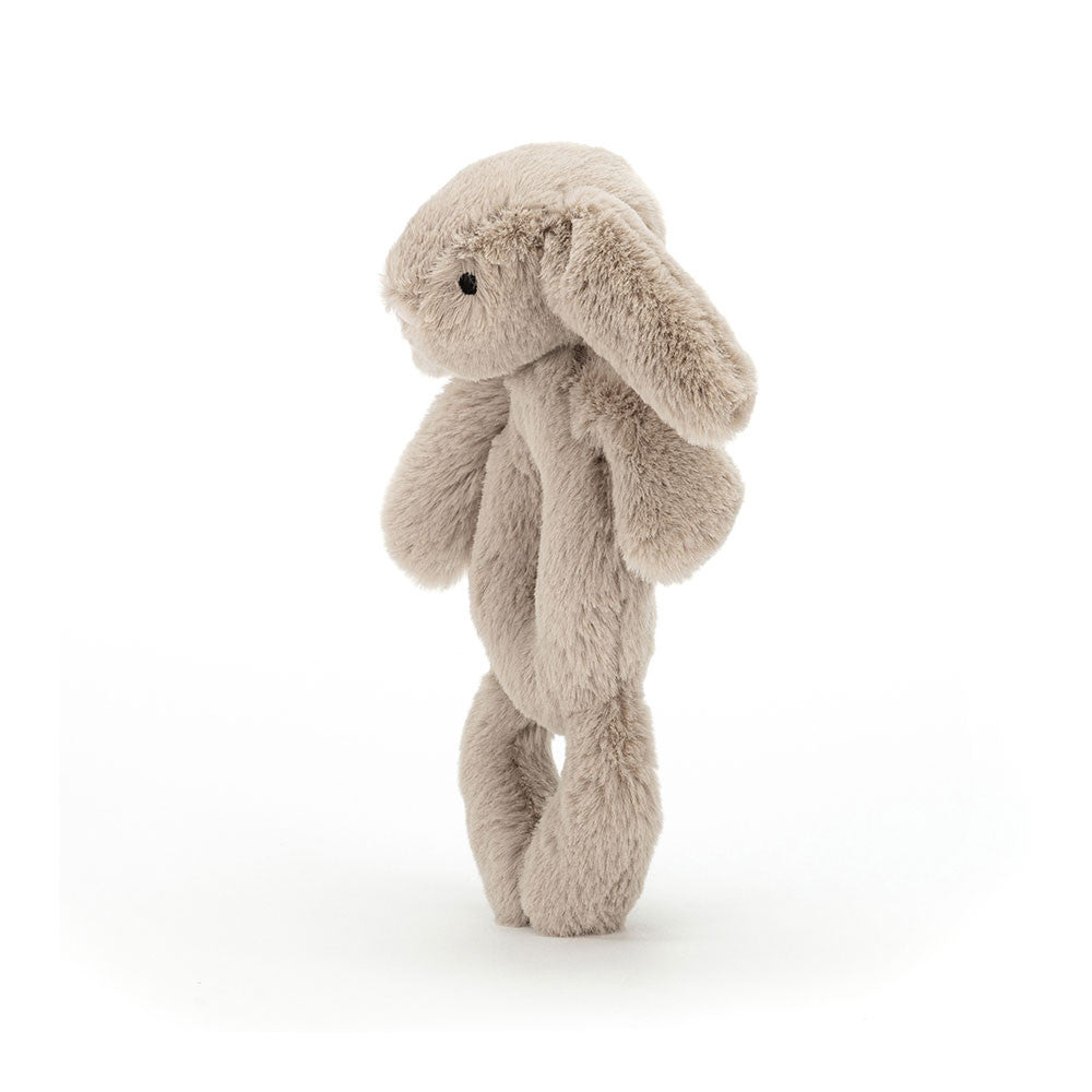 Jellycat Bashful Beige Bunny Ring Rattle Rassel
