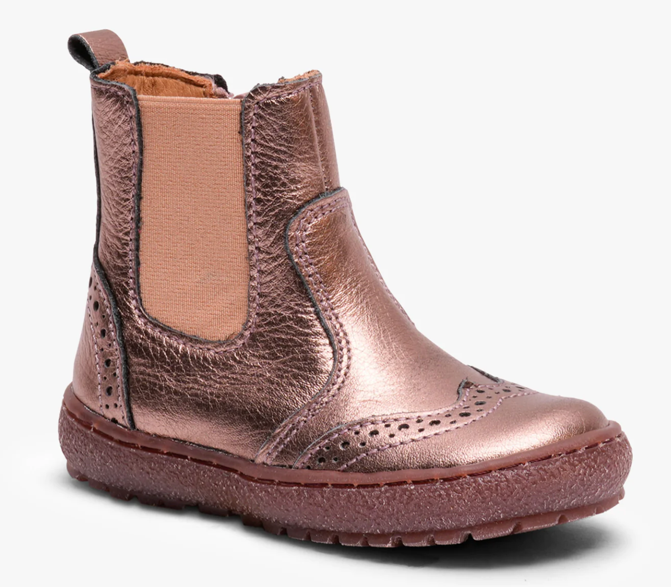 Bisgaard Chelsea Boot mit Reißverschluss Meri Bronze