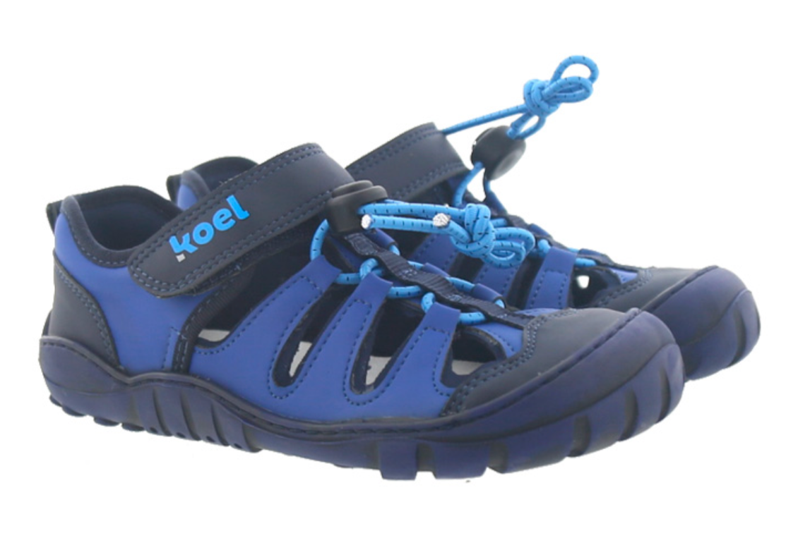 Koel Madison 2.0 vegane Barfuß-Sandale Blue - keks.