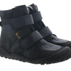 Koel Barfußschuh Wasserdichte Winterboots MILO 3.0 HYDRO TEX mit Klettverschluss NAVY - keks.