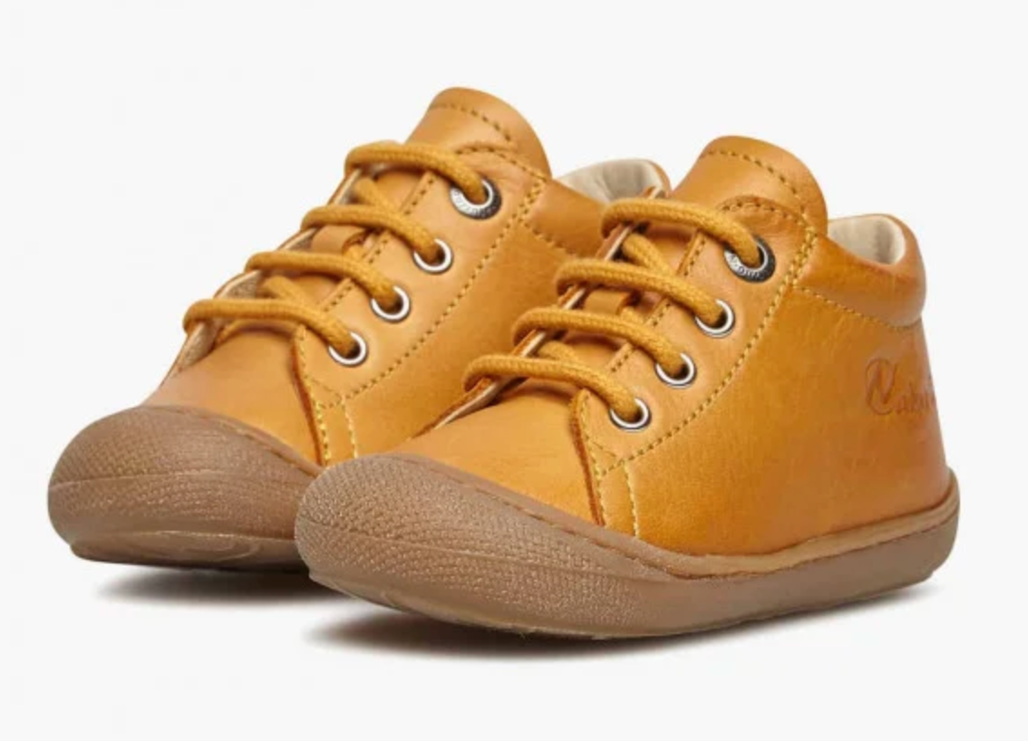 Naturino Cocoon Schnür Lauflernschuh ZUCCA (Gelb)