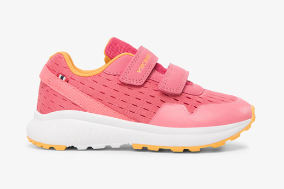 Viking Aery Breeze Klett Sneaker Pink/Yellow - keks.