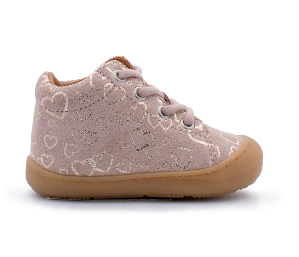 Telyoh Y01002 Mannie Schnür Lauflerner Hearts Pink