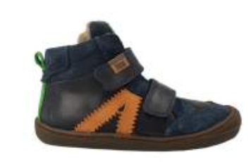 Develab Barefoot Wasserdichte Tex Halbschuhe mit Klettverschluss Blue