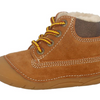 Lurchi Ferdi Lauflernschuhe mit Schnürsenkeln und Warmfutter Tan