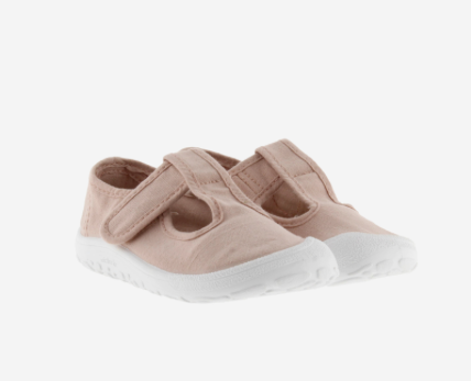 Victoria Barefoot Vegane Baumwoll-Sandale mit Klettverschluss Ballet