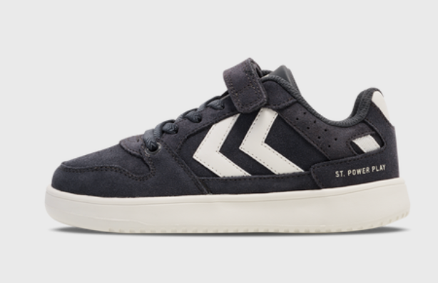 Hummel St. Power Play Suede JR Sneaker Obsidian