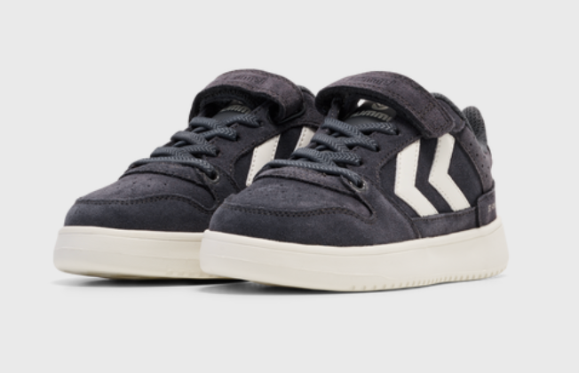 Hummel St. Power Play Suede JR Sneaker Obsidian