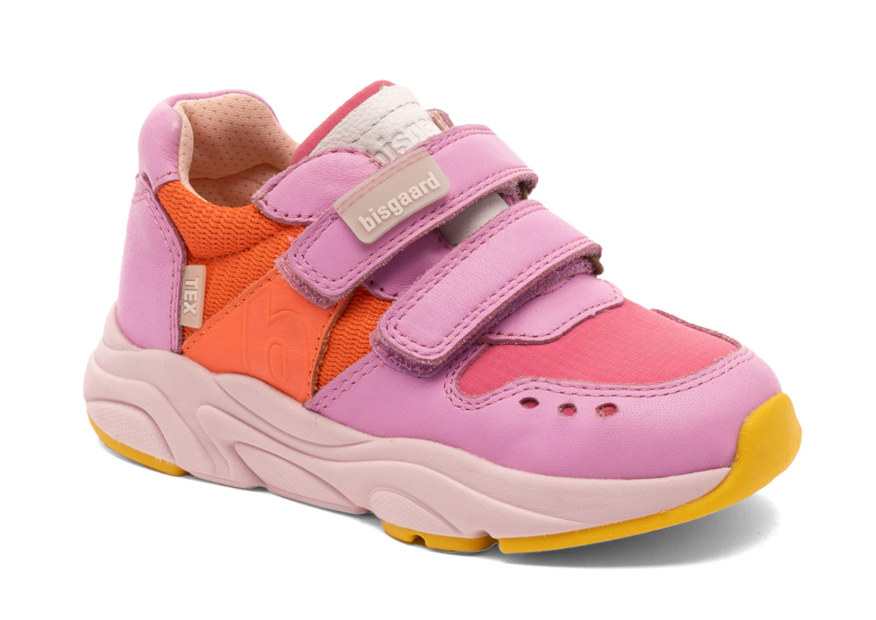 Bisgaard Wasserdichter Sneaker mit Klettverschluss Herle Tex Bubble Gum
