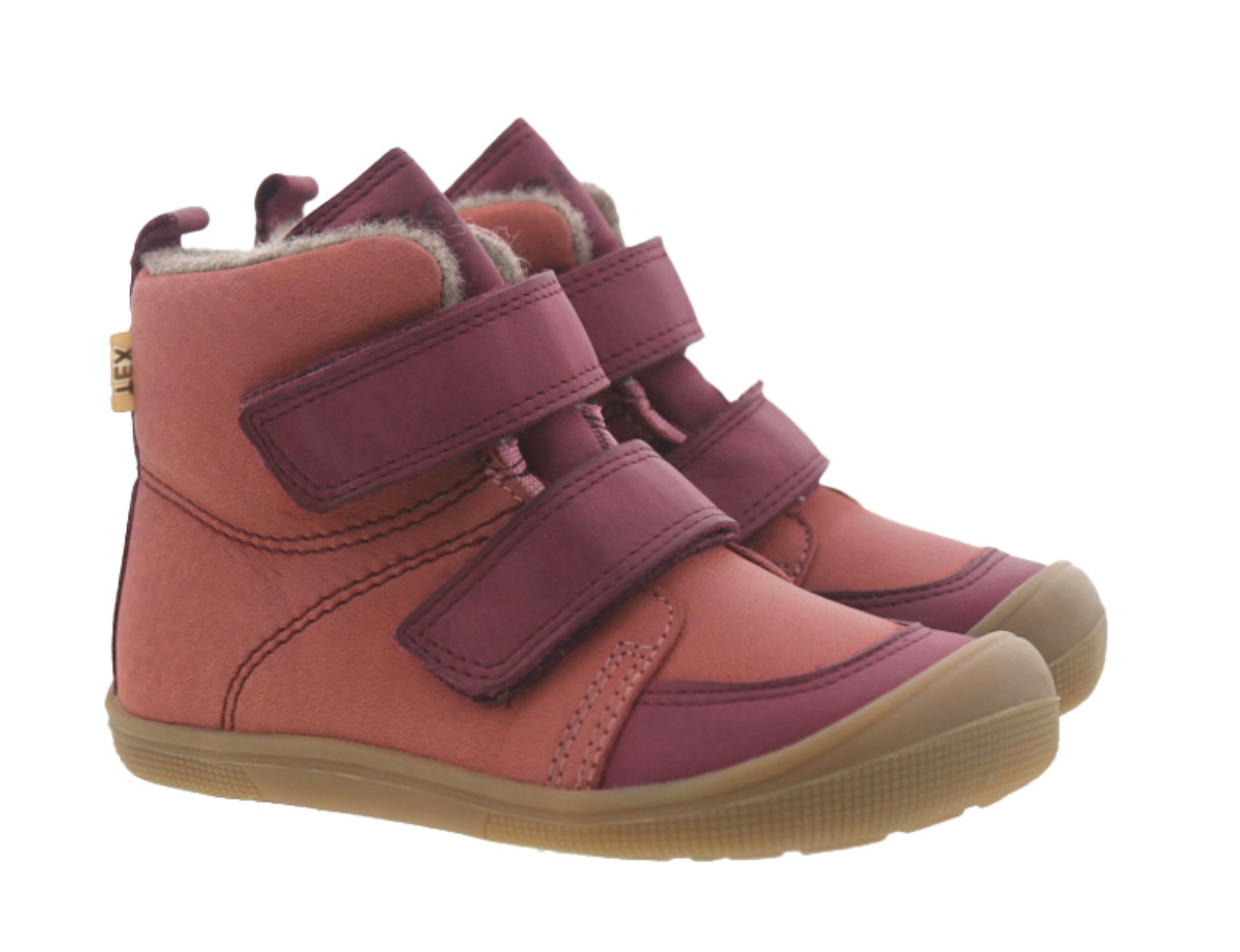 Koel Barefoot Karo W Tex Felt extraweiter Barfuß-Winterschuh Blossom Wollfilz-Futter - keks.