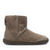 Groundies Barefoot Kids Mini Cozy Taupe Stiefelchen mit Wollfutter