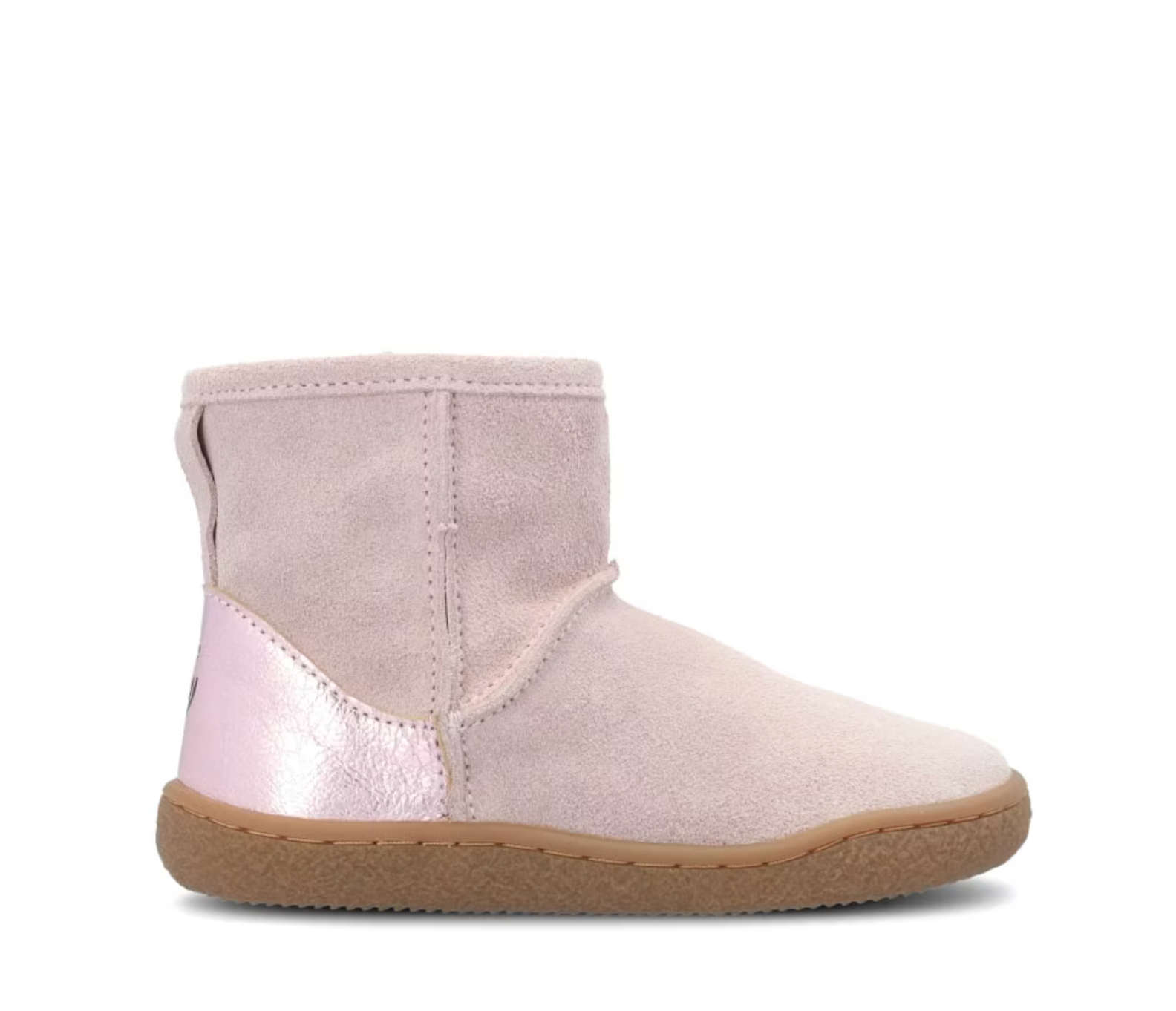Groundies Barefoot Kids Mini Cozy Rose Stiefelchen mit Wollfutter