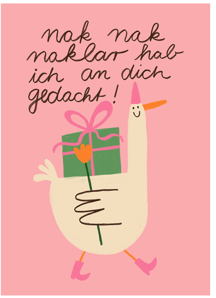 Postkarte Nak Nak Naklar - keks.