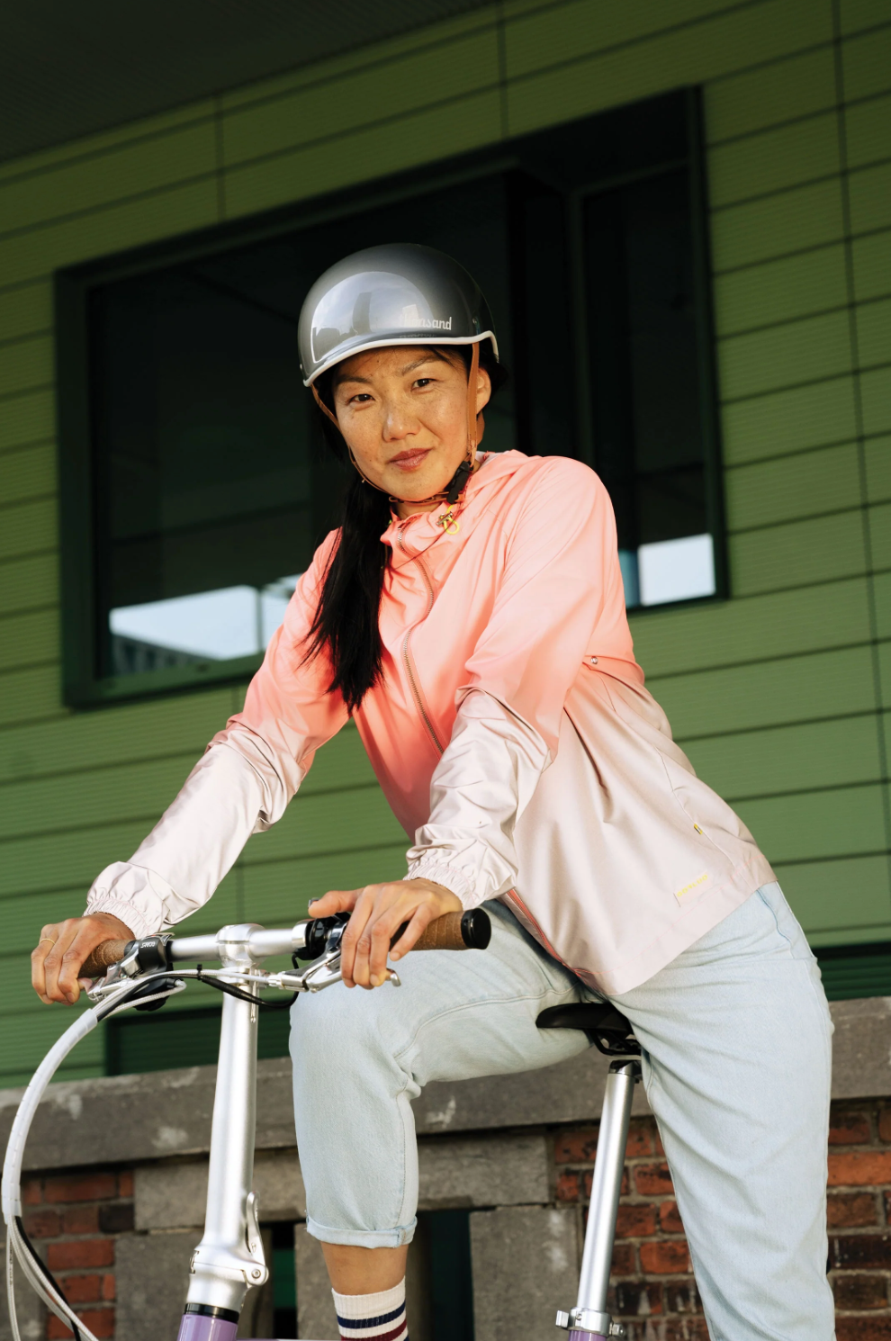 Go Fluo Billie  Reflektorjacke und Windjacke mit Reißverschluss und Kapuze
