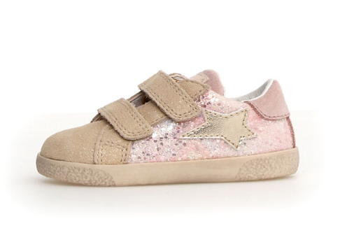 Falcotto Alnoite Lauflerner mit Klettverschluss Platinum-Cipria