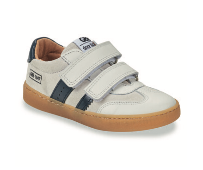 GBB Karine Halbschuhe mit Klettverschluss Weiß - keks.