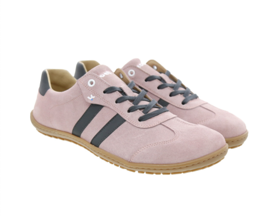Koel Barefoot Ila Suede Barfuß-Sneaker zum Schnüren Pink - keks.