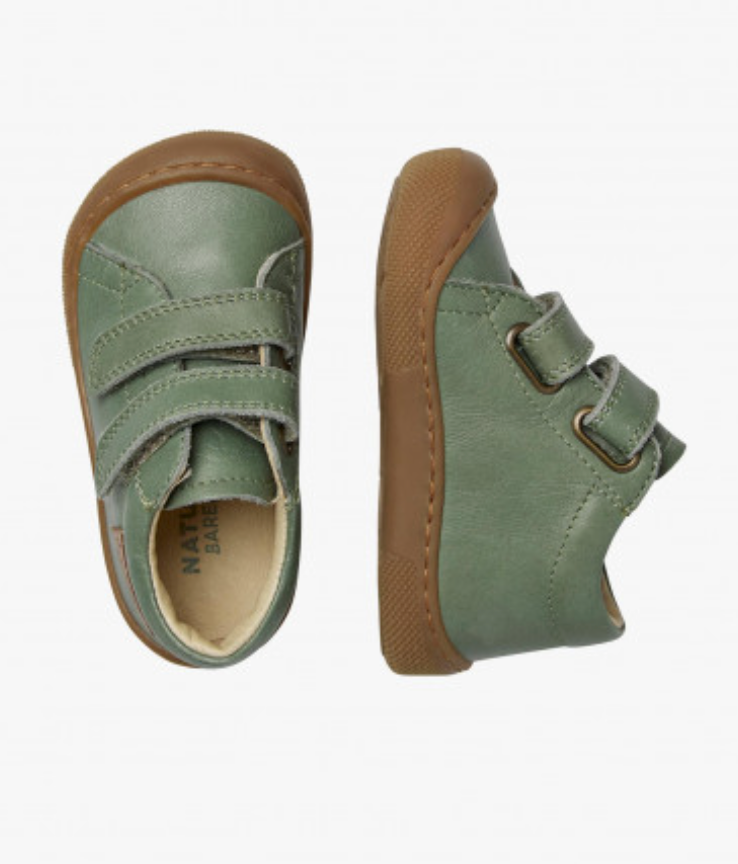 Naturino Barefoot Amur Klett Lauflernschuh Sage Salbei