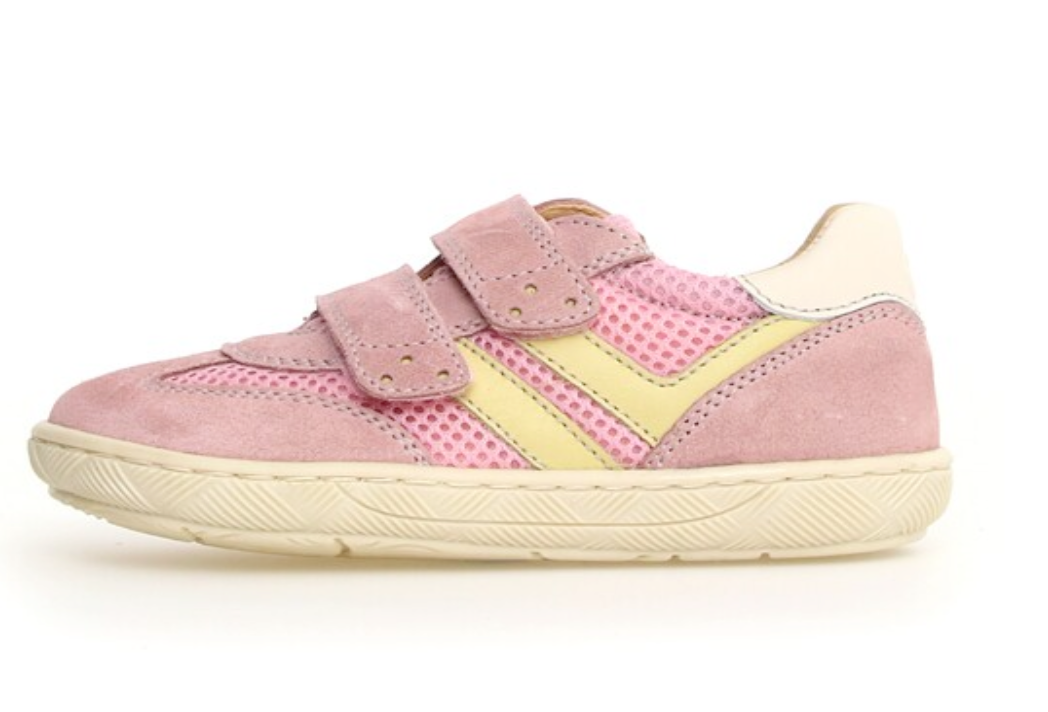 Naturino Barefoot Kevis Barfußschuh mit Klettverschluss Rosa-Lemon