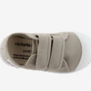 Victoria Vegane Baumwoll Halbschuhe Beige mit Klettverschluss