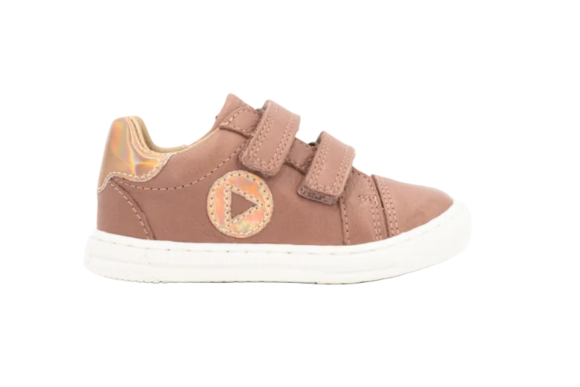 Telyoh Y00916 Tom Play Klett Halbschuhe  Dusty Rose - keks.