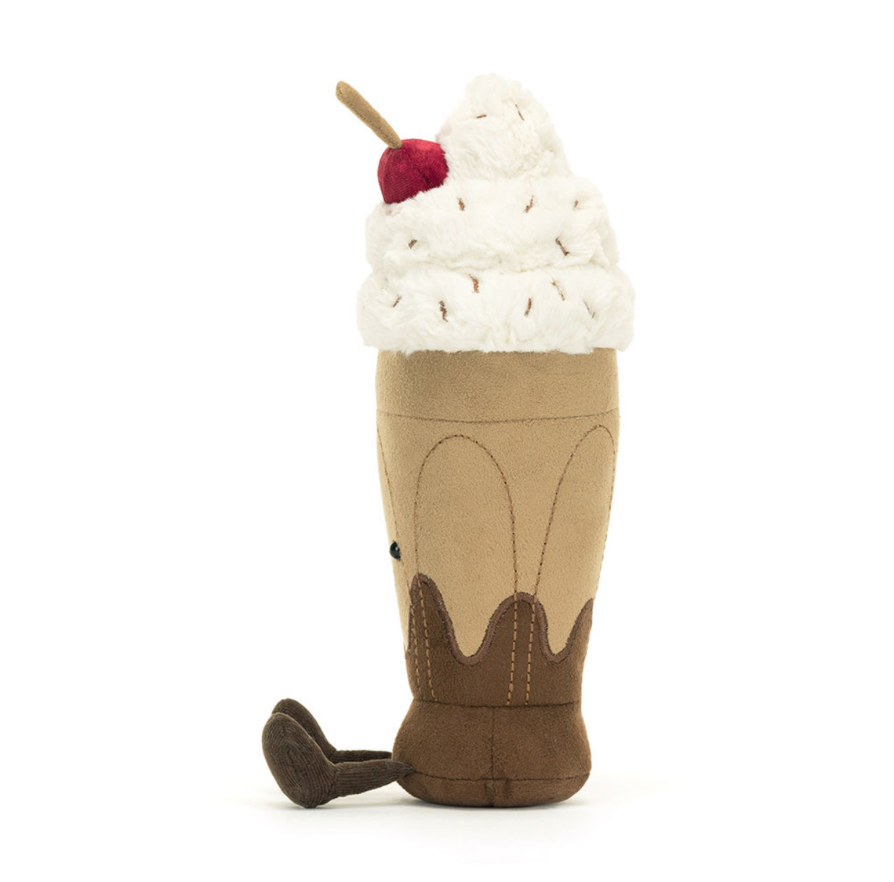 Jellycat Amuseables Marin Chocolate Milkshake Kuscheliger Schokoladen Milchshake - keks.