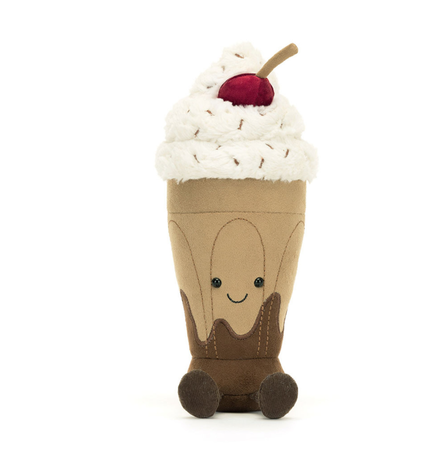 Jellycat Amuseables Marin Chocolate Milkshake Kuscheliger Schokoladen Milchshake - keks.