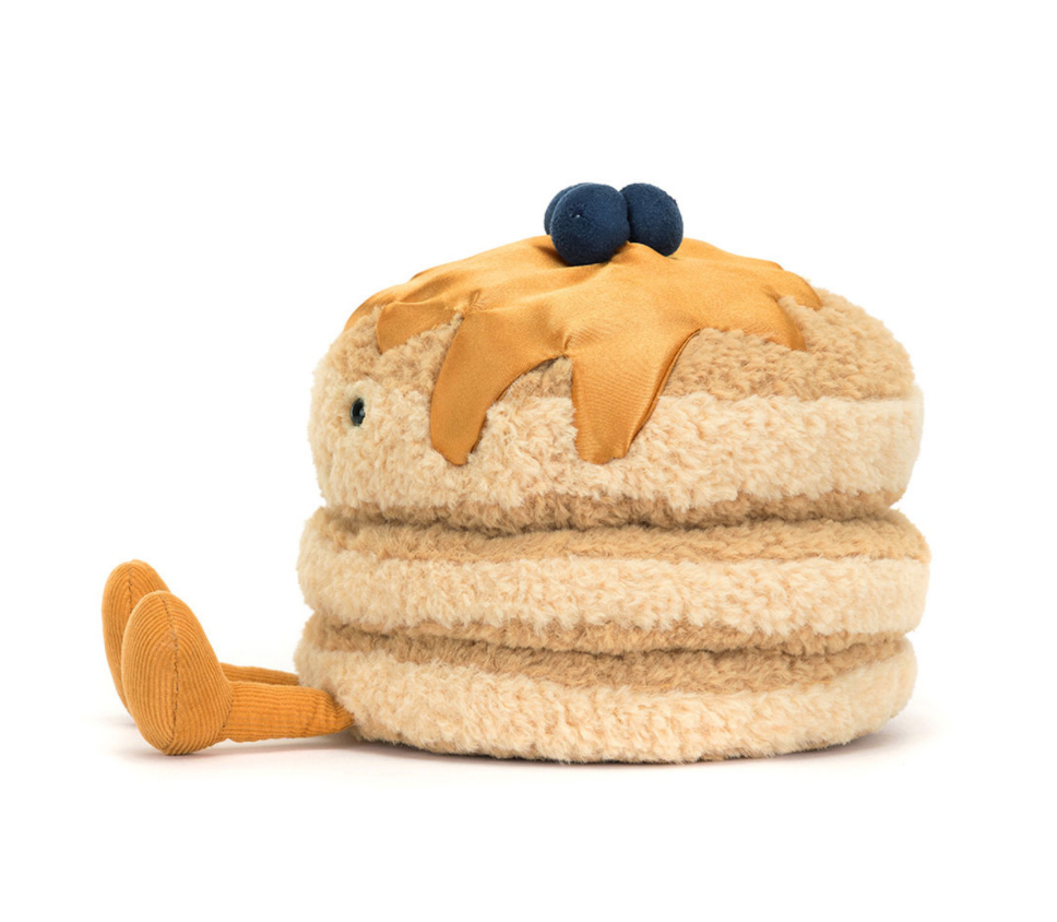 Jellycat Amuseables Fran Pancakes Kuscheliger Pfannkuchenstapel - keks.