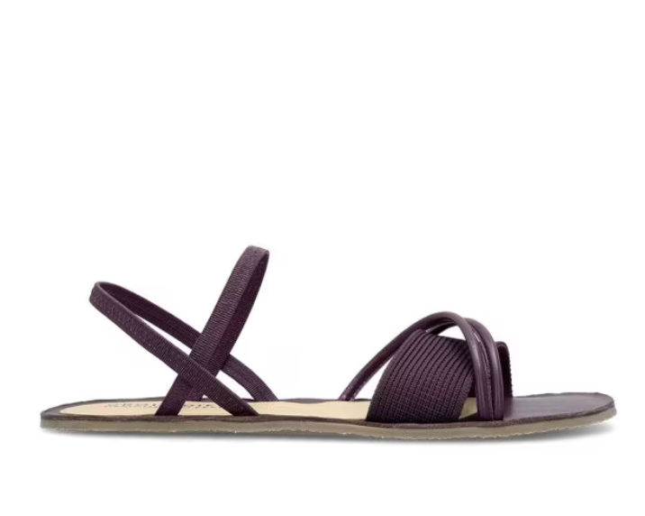 Groundies Barefoot Corfu Plum Barfuß Sandale