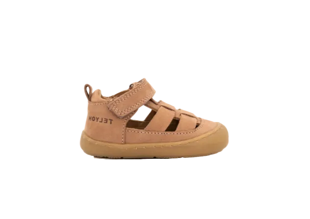 Telyoh Y01008 Mannie Lauflern Sandale Old Rose - keks.