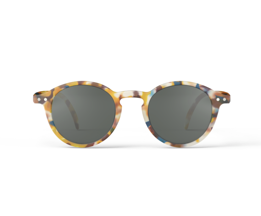 IZIPIZI Paris Junior Sonnenbrille für Kinder 5-10 Jahre, blaue Schildpatt-Optik, mit UV-Schutz