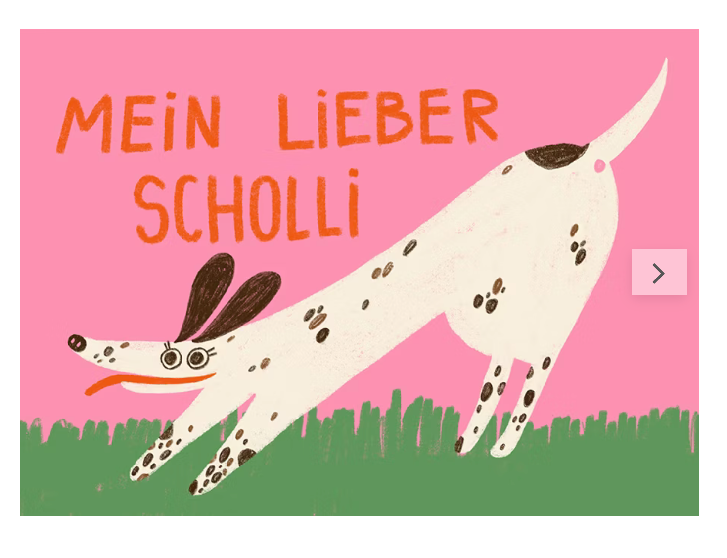Postkarte Lieber Scholli