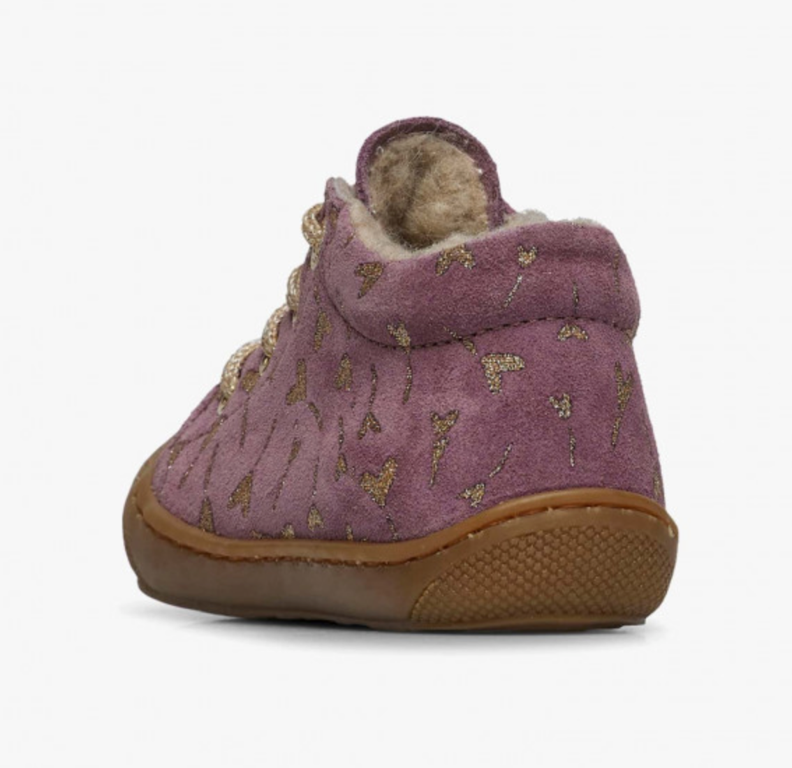 Naturino Barefoot Amur Schnür Lauflernschuh Schleifen Pink Glitter