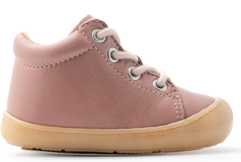 Telyoh YF1002 Mannie Schnür Lauflerner OLD ROSE mit Wollfilz