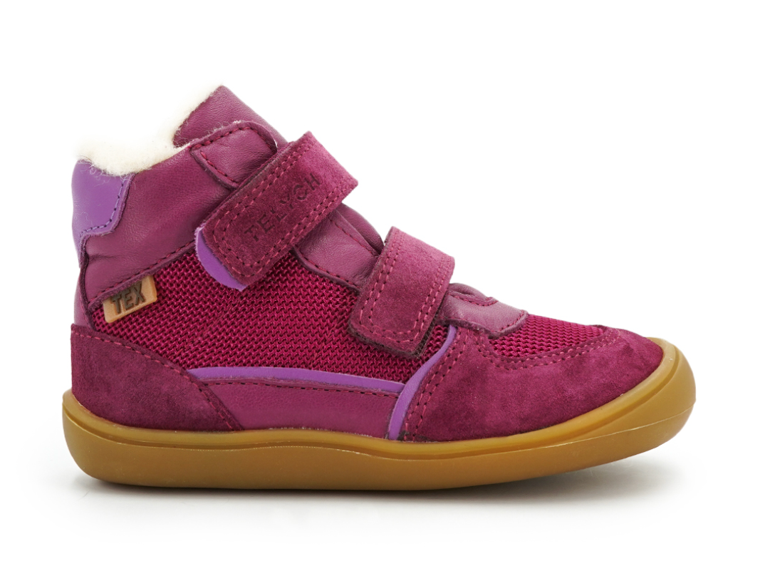 Telyoh Barefoot YX1158 Wasserdichte Winterboots Sporty Lilla