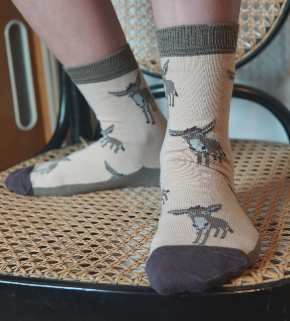 Fräulein Prusselise Bio Socken Esel - keks.