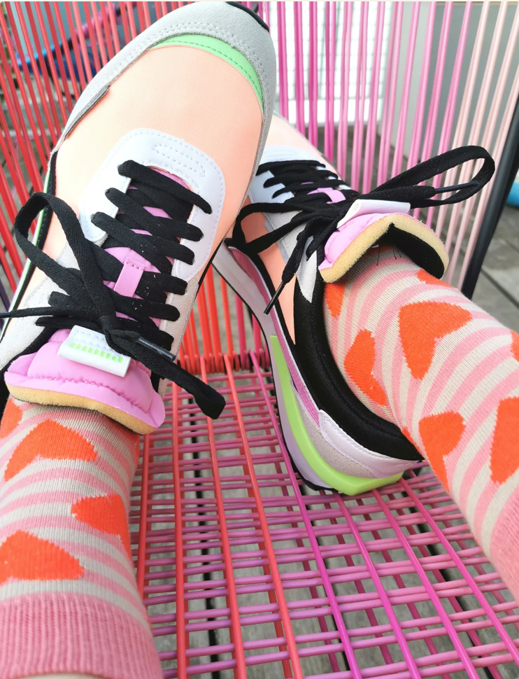 Fräulein Prusselise Bio Socken Herzen - keks.